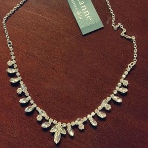 Cezanne Crystal Wedding Prom Formal Necklace